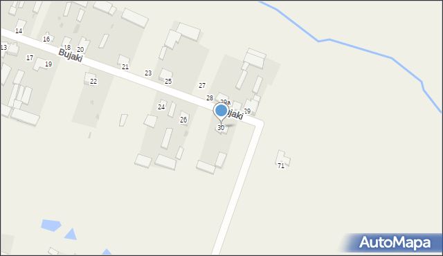 Bujaki, Bujaki, 30, mapa Bujaki