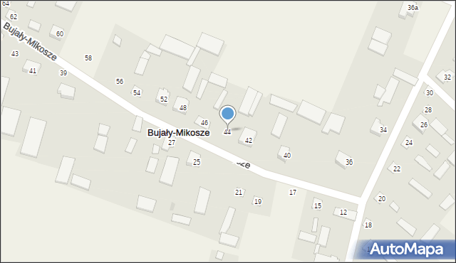 Bujały-Mikosze, Bujały-Mikosze, 44, mapa Bujały-Mikosze