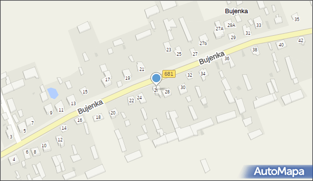 Bujenka, Bujenka, 26, mapa Bujenka