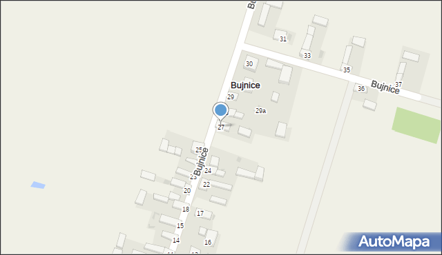 Bujnice, Bujnice, 27, mapa Bujnice