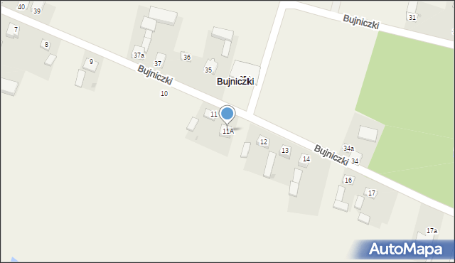 Bujniczki, Bujniczki, 11A, mapa Bujniczki