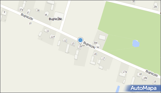 Bujniczki, Bujniczki, 14, mapa Bujniczki