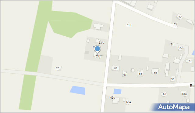 Bujny Szlacheckie, Bujny Szlacheckie, 63b, mapa Bujny Szlacheckie