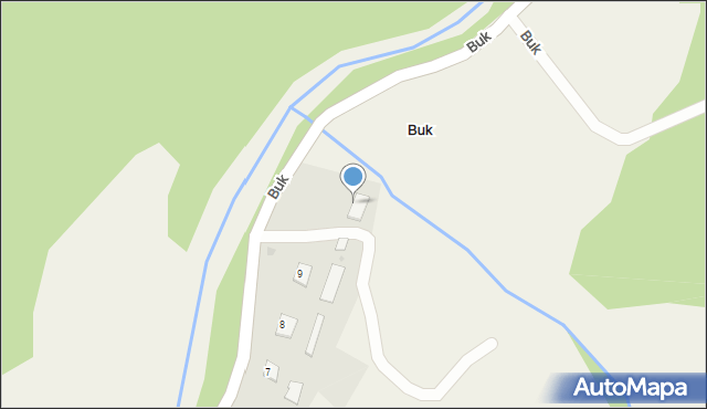 Buk, Buk, 10, mapa Buk