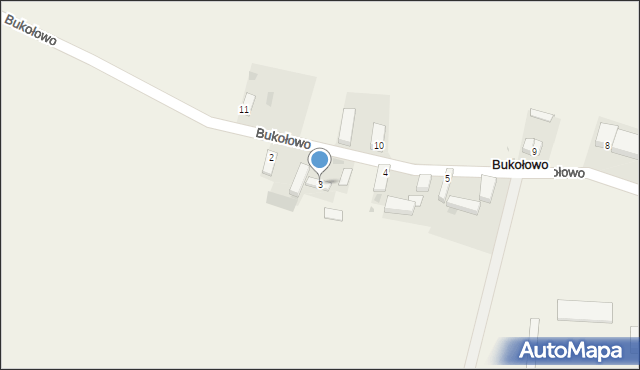 Bukołowo, Bukołowo, 3, mapa Bukołowo