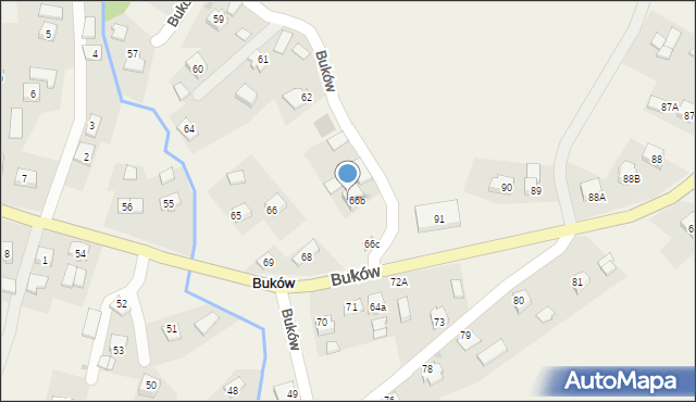 Buków, Buków, 67, mapa Buków