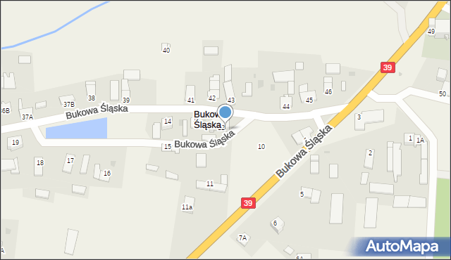 Bukowa Śląska, Bukowa Śląska, 12A, mapa Bukowa Śląska