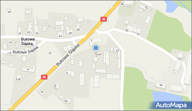 Bukowa Śląska, Bukowa Śląska, 2, mapa Bukowa Śląska