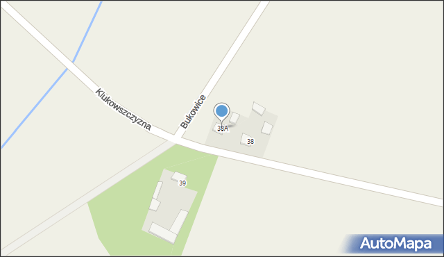 Bukowice, Bukowice, 38A, mapa Bukowice