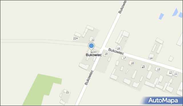 Bukowiec, Bukowiec, 20, mapa Bukowiec