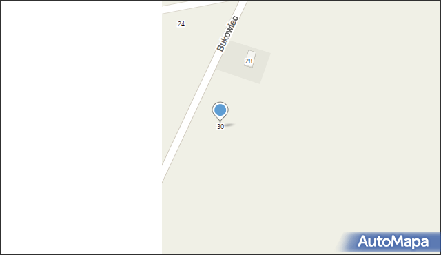 Bukowiec, Bukowiec, 30, mapa Bukowiec
