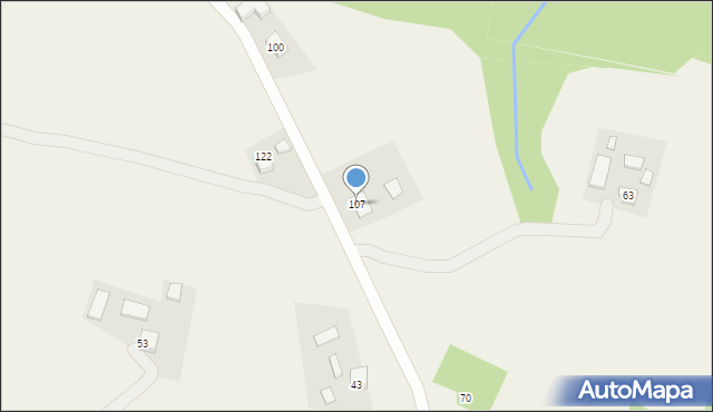 Bukowiec, Bukowiec, 107, mapa Bukowiec