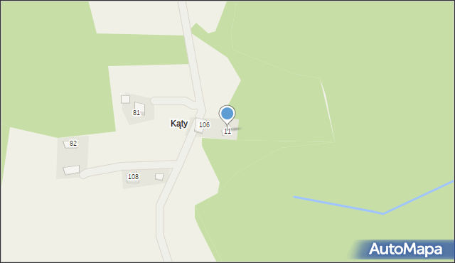 Bukowiec, Bukowiec, 11, mapa Bukowiec