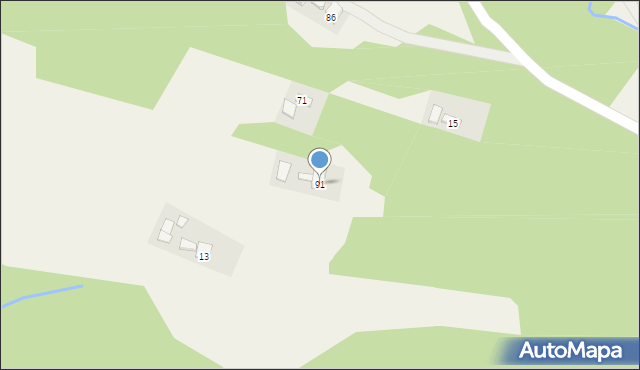 Bukowiec, Bukowiec, 91, mapa Bukowiec