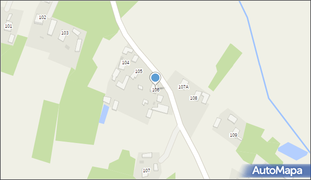 Bukowiec, Bukowiec, 106, mapa Bukowiec