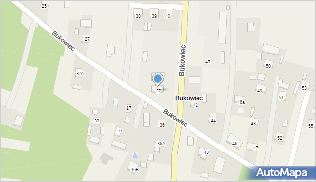 Bukowiec, Bukowiec, 37, mapa Bukowiec