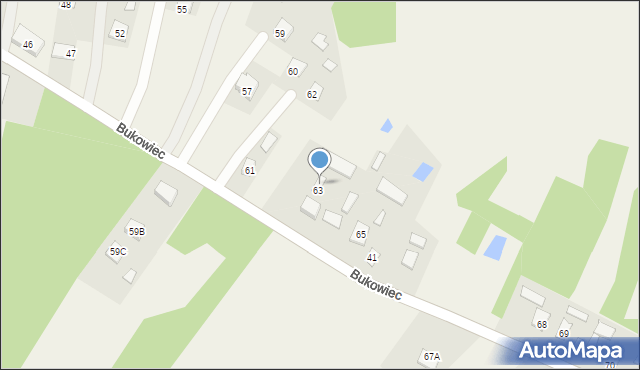 Bukowiec, Bukowiec, 64, mapa Bukowiec