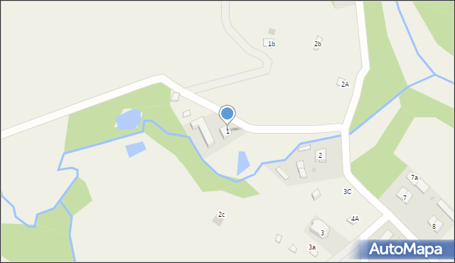 Bukowiec, Bukowiec, 1, mapa Bukowiec