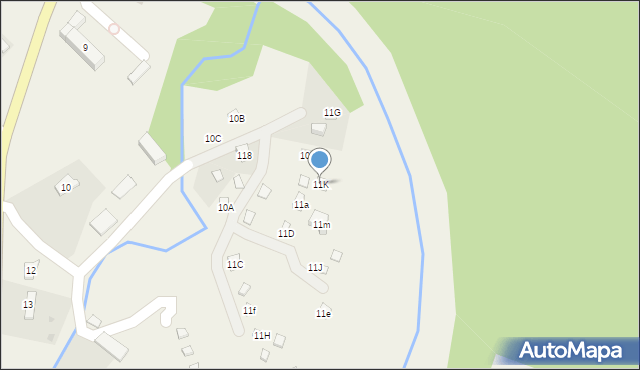 Bukowiec, Bukowiec, 11K, mapa Bukowiec