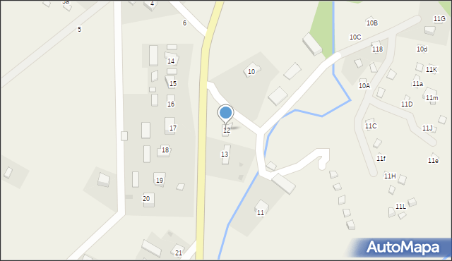 Bukowiec, Bukowiec, 12, mapa Bukowiec