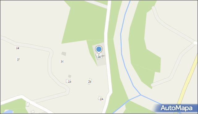 Bukowiec, Bukowiec, 1a, mapa Bukowiec