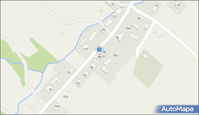 Bukowiec, Bukowiec, 59, mapa Bukowiec