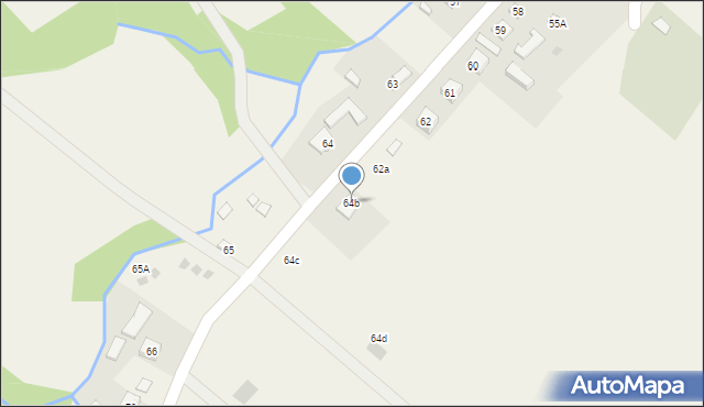 Bukowiec, Bukowiec, 64b, mapa Bukowiec