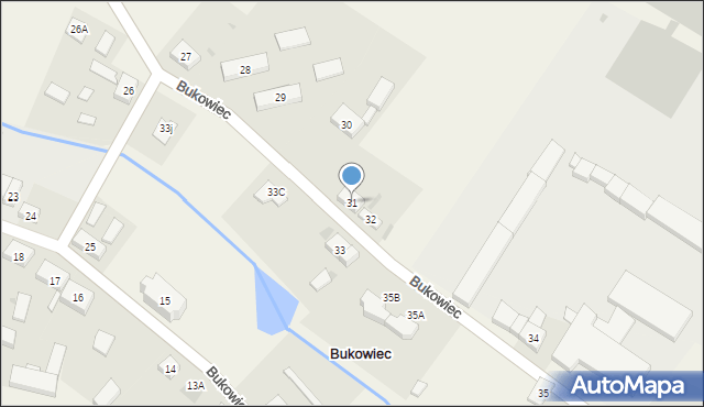 Bukowiec, Bukowiec, 31, mapa Bukowiec