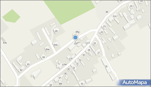 Bukowiec, Bukowiec, 114, mapa Bukowiec