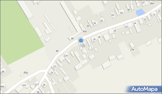 Bukowiec, Bukowiec, 21, mapa Bukowiec