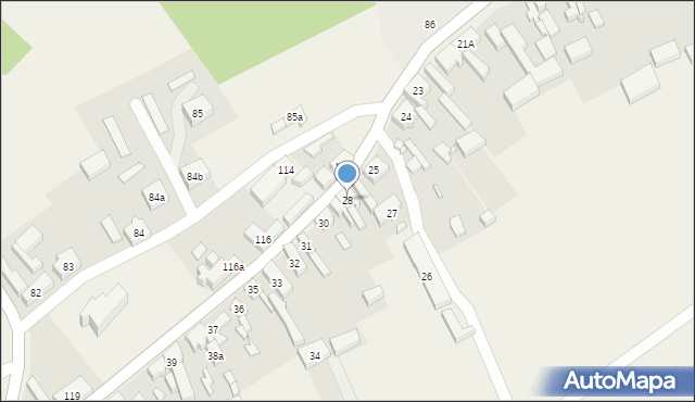 Bukowiec, Bukowiec, 28, mapa Bukowiec