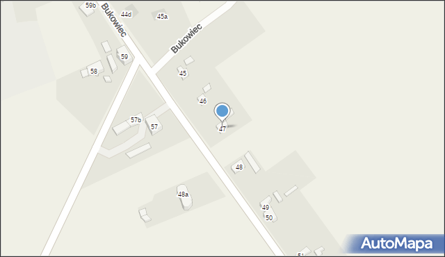 Bukowiec, Bukowiec, 47, mapa Bukowiec