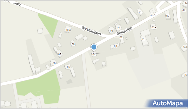 Bukowiec, Bukowiec, 64, mapa Bukowiec