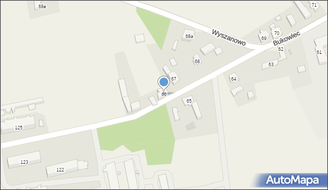 Bukowiec, Bukowiec, 66, mapa Bukowiec