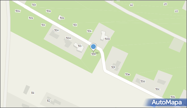 Bukowiec, Bukowa, 50h, mapa Bukowiec