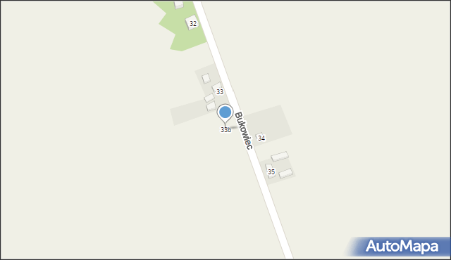 Bukowiec, Bukowiec, 33b, mapa Bukowiec
