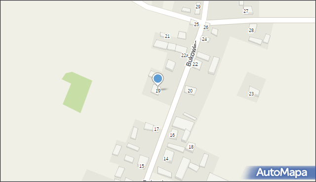 Bukowiec, Bukowiec, 19, mapa Bukowiec