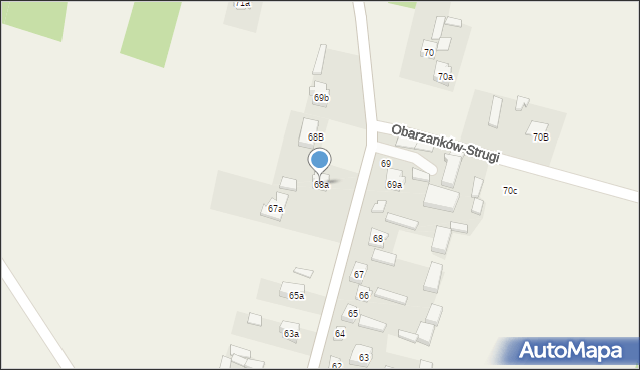 Bukowiec nad Pilicą, Bukowiec nad Pilicą, 68a, mapa Bukowiec nad Pilicą