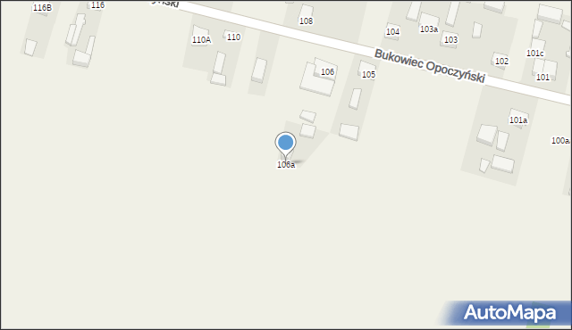 Bukowiec Opoczyński, Bukowiec Opoczyński, 106a, mapa Bukowiec Opoczyński