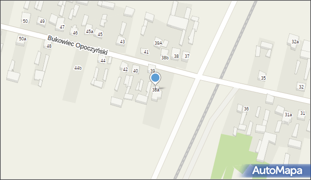 Bukowiec Opoczyński, Bukowiec Opoczyński, 38a, mapa Bukowiec Opoczyński