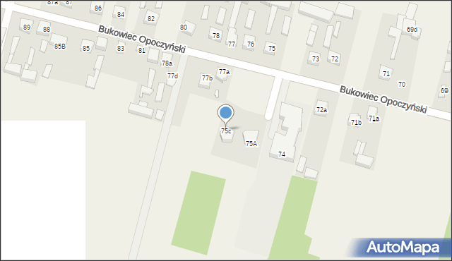 Bukowiec Opoczyński, Bukowiec Opoczyński, 75c, mapa Bukowiec Opoczyński