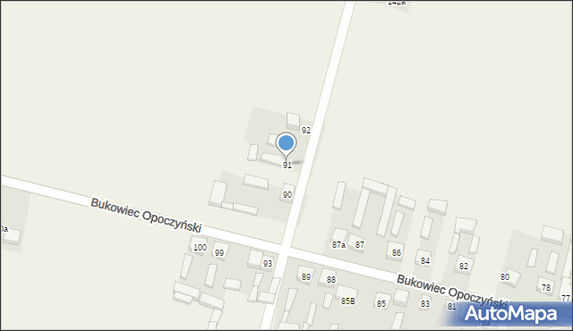 Bukowiec Opoczyński, Bukowiec Opoczyński, 91, mapa Bukowiec Opoczyński