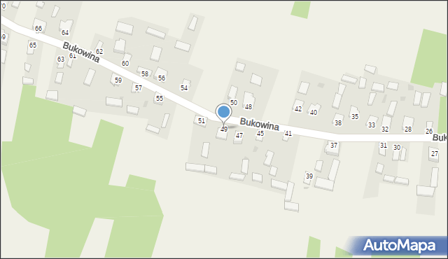 Bukowina, Bukowina, 49, mapa Bukowina