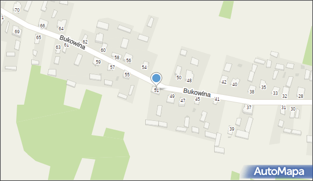 Bukowina, Bukowina, 51, mapa Bukowina