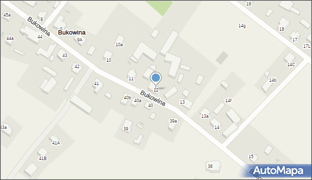 Bukowina, Bukowina, 12, mapa Bukowina
