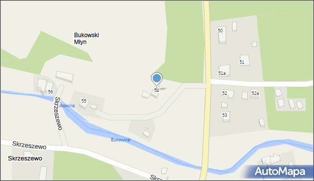 Bukowina, Bukowina, 54, mapa Bukowina