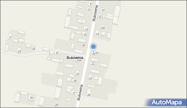 Bukowina, Bukowina, 21, mapa Bukowina