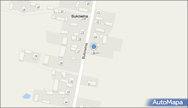 Bukowina, Bukowina, 26, mapa Bukowina