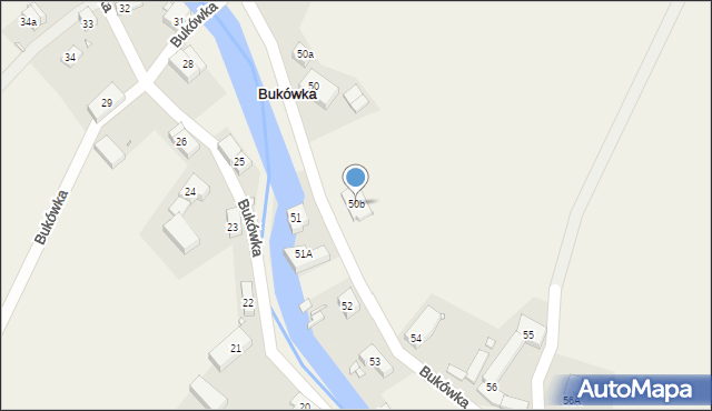 Bukówka, Bukówka, 50b, mapa Bukówka