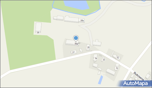 Bukowna, Bukowna, 35a, mapa Bukowna